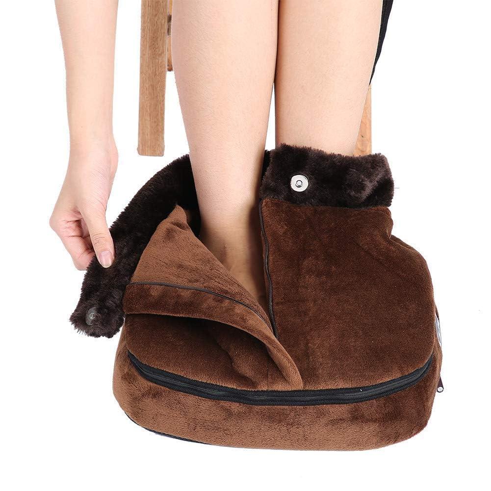 YORWAN YORWAN Foot Warmer Electric Feet Heater l Velvet 2 in 1 Foot Massager l Warm Massager for Back Pain l Foot Massager for Pain Relief with Heat l Electric Kneading Foot Massager