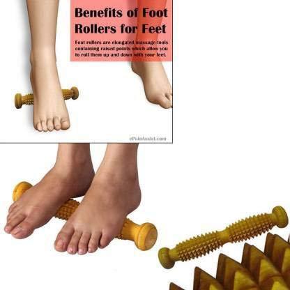 ACUND HEALTH CARE Acund Health Care Wooden Foot Massager Roller Acupressure Points