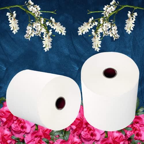 Ella Ella (1 kg) HRT Kitchen Tissue/Towel Paper Roll (Pack of 1) 100% Biodegradable Virgin Tissue Paper Eco Friendly Soft Highly Skin-Friendly Tissue/Paper Towel.
