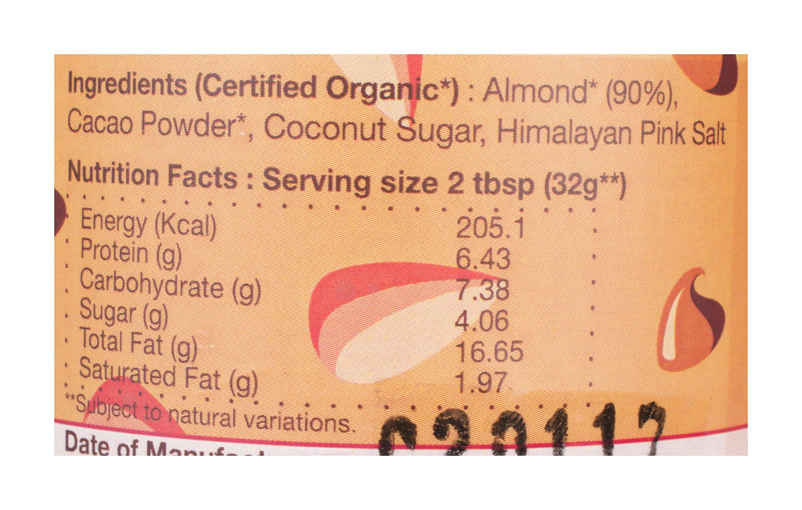 Organic Origins Organic Origins Almond Butter, 200G (Cacao Almond Butter (Crunchy))