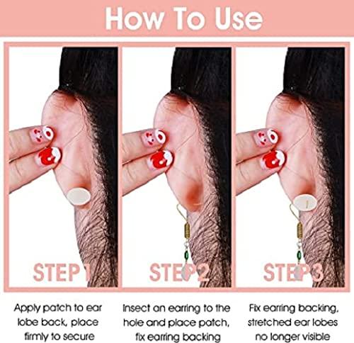 Generic Moud Super Soft Ear Lobe Support For Earrings/ Earlobe Support Patches/Ear Support For Heavy Earrings/Earring Supporter For Heavy Earrings/ ear Lobe support Patches/ Ear Patches For Heavy Earrings/Ear Stickers For Heavy Earrings/Ear Lobe Support Patc
