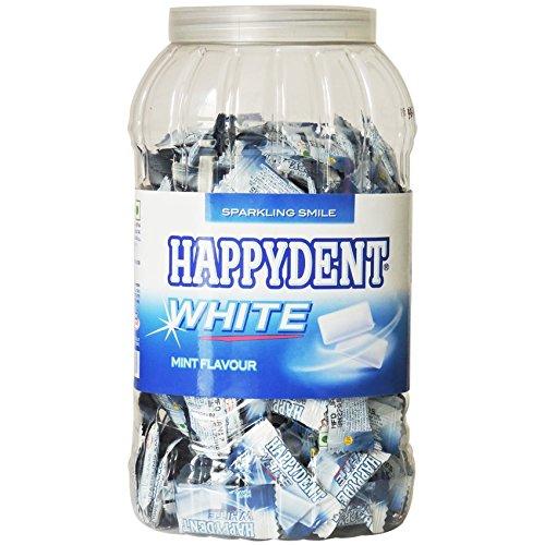 HappyDent Happydent White, Mint, Chewing Gum Jar, 387.2 g, 176 pc