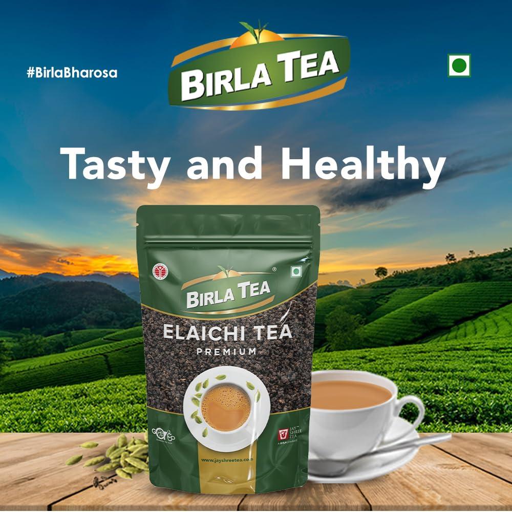 Jay Shree Tea A Birla Product Birla Tea Premium Elaichi CTC Tea | Fresh Healthy Kadak Cardamom Chai Patti 250 g