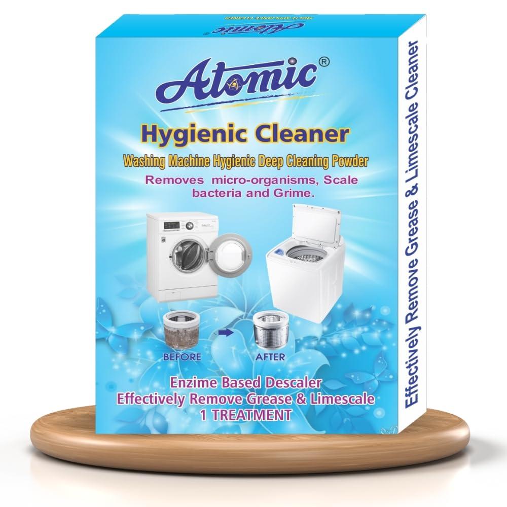 Atomic Atomic Washing Machine Cleaner Powder 150 gm to Clean Tub/Drum from Inside Top & Front Load Washer