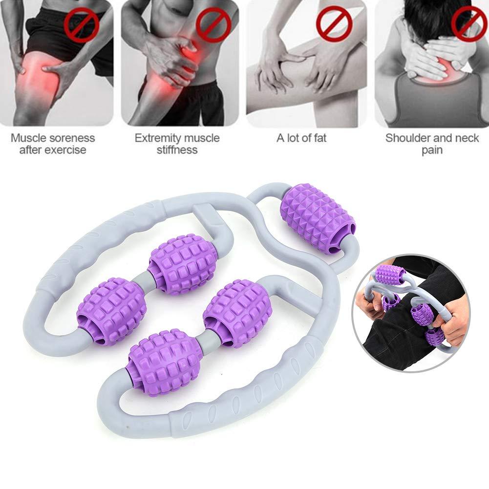 Meiyya Clamp Leg Massager, 360 Degree Clamp Leg Massager, Relax Calf Muscle For Relieve Muscle Soreness Adjust Posture For Yoga Fitness(Leg massager purple)
