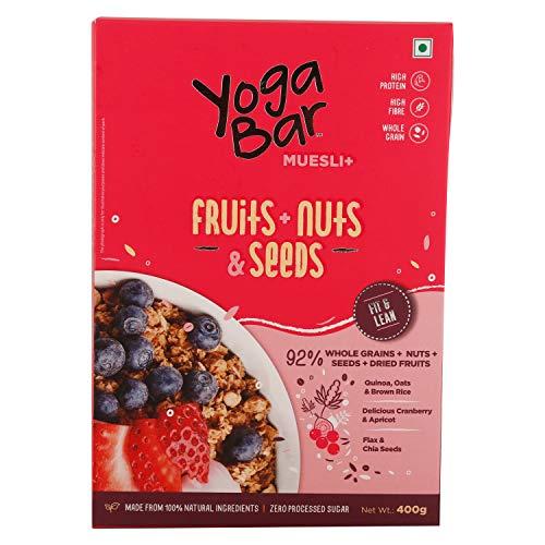 Yogabar Yogabar Muesli - Fruits, Nuts & Seeds, 400g