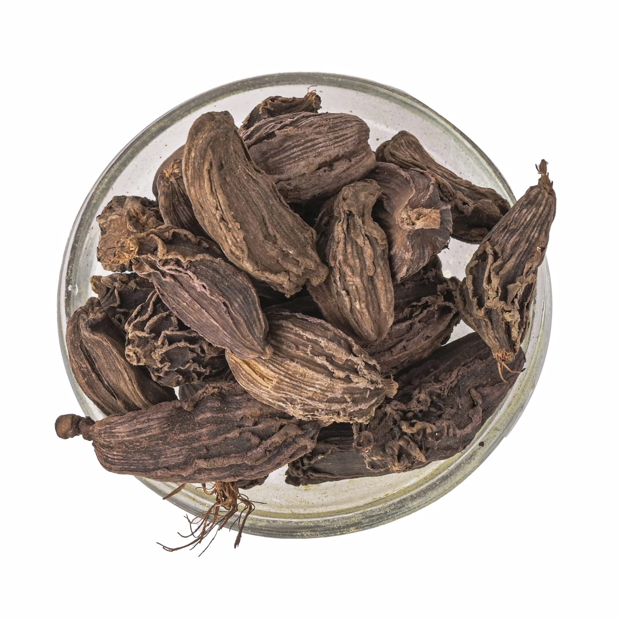 Chounk Chounk Black Large Cardamom, 800 Grams | Badi Elaichi | Preservative Free | Sabut Elaichi | Kali Elaichi | Moti Elaichi | Black Cardamom