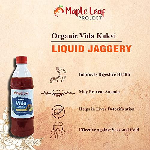 Maple Leaf Project Maple Leaf Project Vida Liquid Kakvi Jaggery Syrup Pack of 2 (600 Gms)