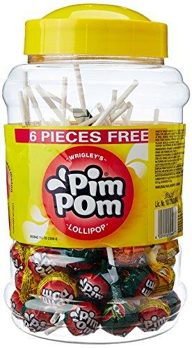 Wrigley Wrigley Pimpom Lollipop, 60 Pieces with Free 6 Pieces