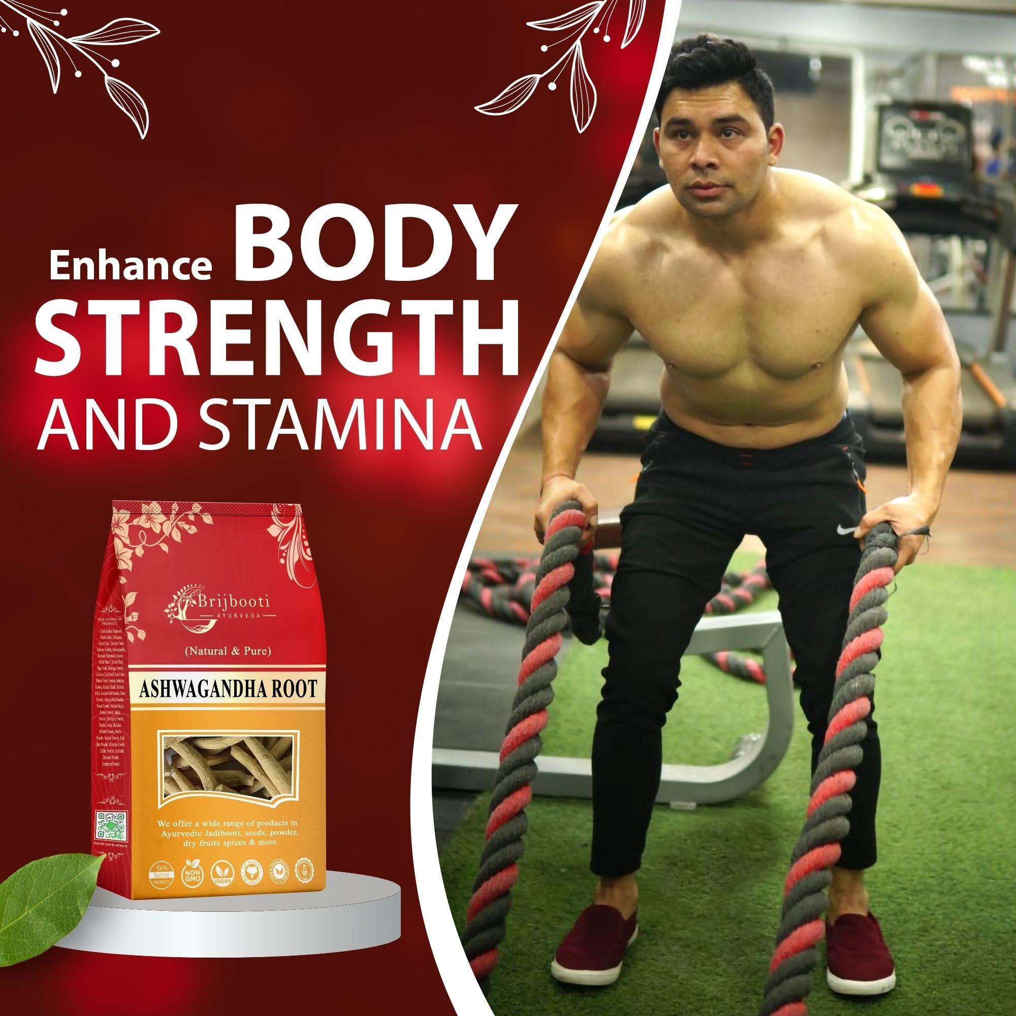 BIRJU MAHAVIR BIRJU MAHAVIR Ashwagandha Withania Somnifera Root, Natural, 200 g