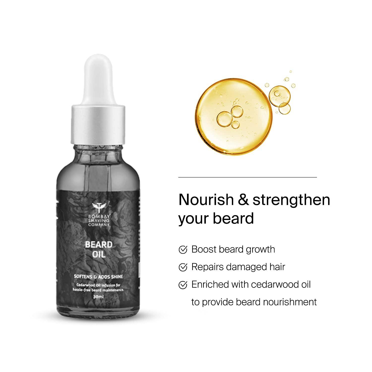 Bombay Shaving Company Bombay Shaving Company Beard Maintainience Care Starter Kit with Charcoal Face Wash