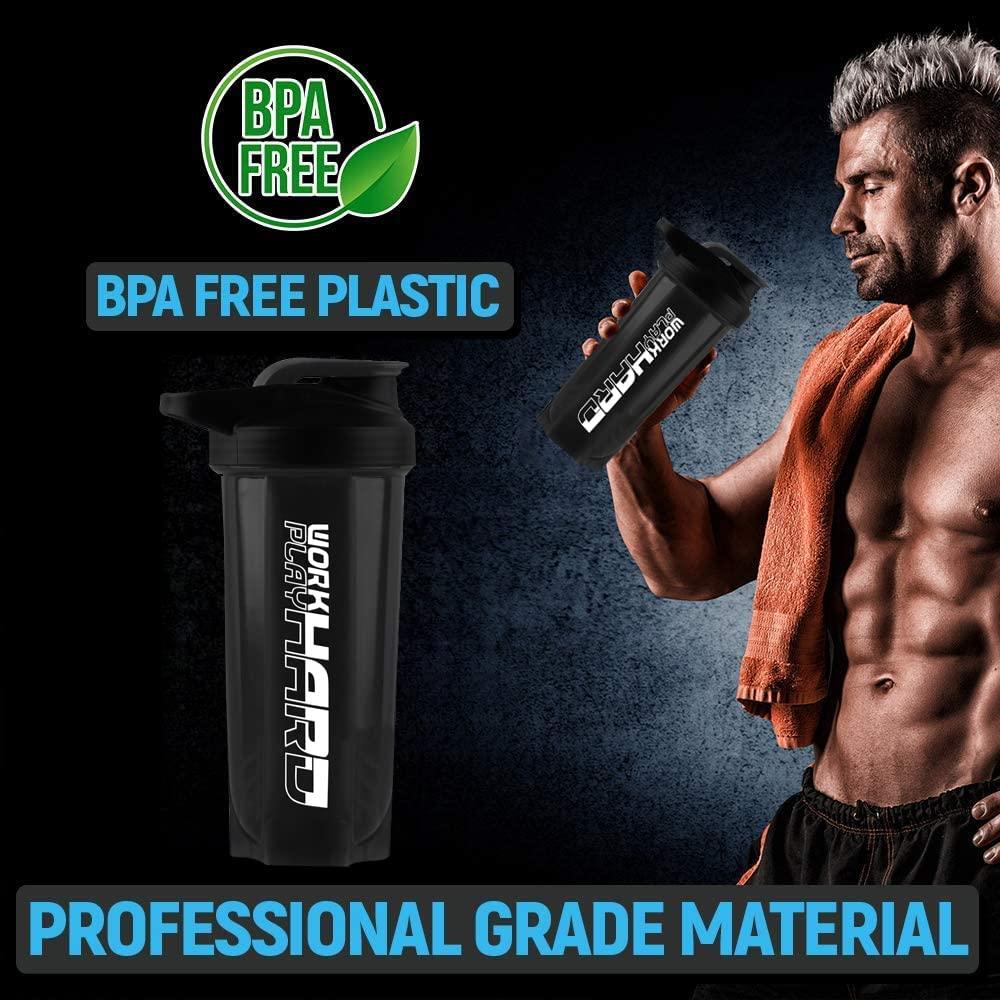 COOL INDIANS COOL INDIANS Gym Shaker Bottle, Shaker Bottles For Protein Shake 100% Leakproof Guarantee Protein Shaker|Sipper Bottle, Ideal For Protein, Pre Workout And Water BPA Free Material