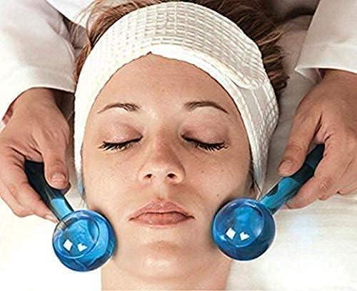VIKIZAN VIKIZAN ice ball for face massager ice globe ice roller for freezer ice cooling facial globes massager beauty globes for face cooling eye roller ball || 2 Pcs