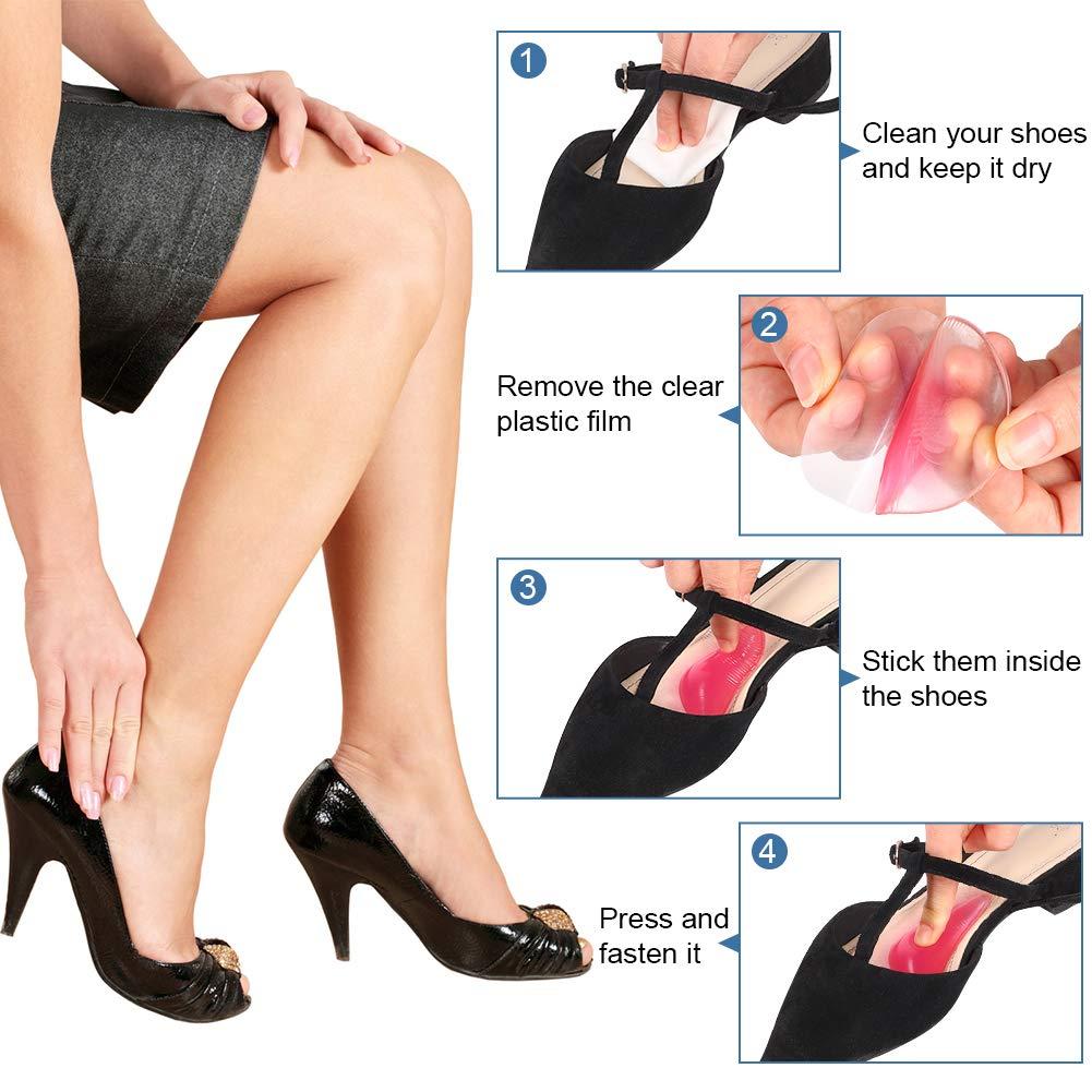 YHG Gel Arch Support Insoles, Arch Support Pads for Flat Feet, Gel Arch Support for Plantar Fasciitis, Fallen Arches, Heel Spurs Pain Relief, Fits for Women and Men (2 Pairs)