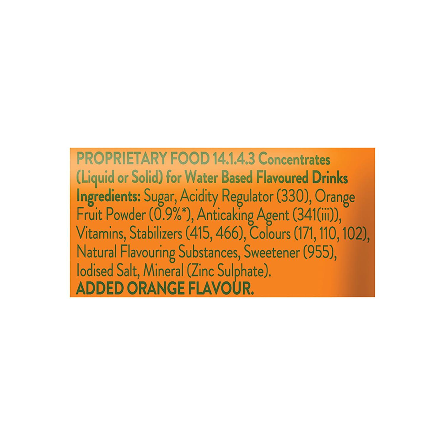 Tang Tang Instant Drink Mix - Orange, 500 g - Pack of 2 with 4 Popsicle moulds