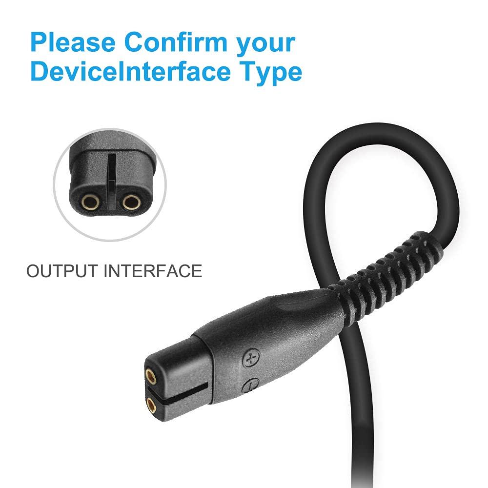 BENSN Bensn 4.3 V Shaver Charger Power Cord For Philips Norelco Oneblade Series Razors, Compatible With Qp2520 Electric Trimmer