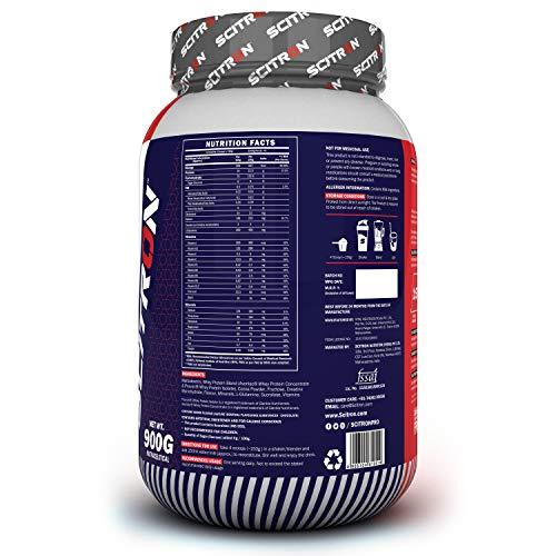 SCITRON Scitron Mega Mass Gainer (3g Creatine, 112.5g Carbs, 22.5g Protein in every 4 Scoops) - 2lbs (900g) (Rich Chocolate)