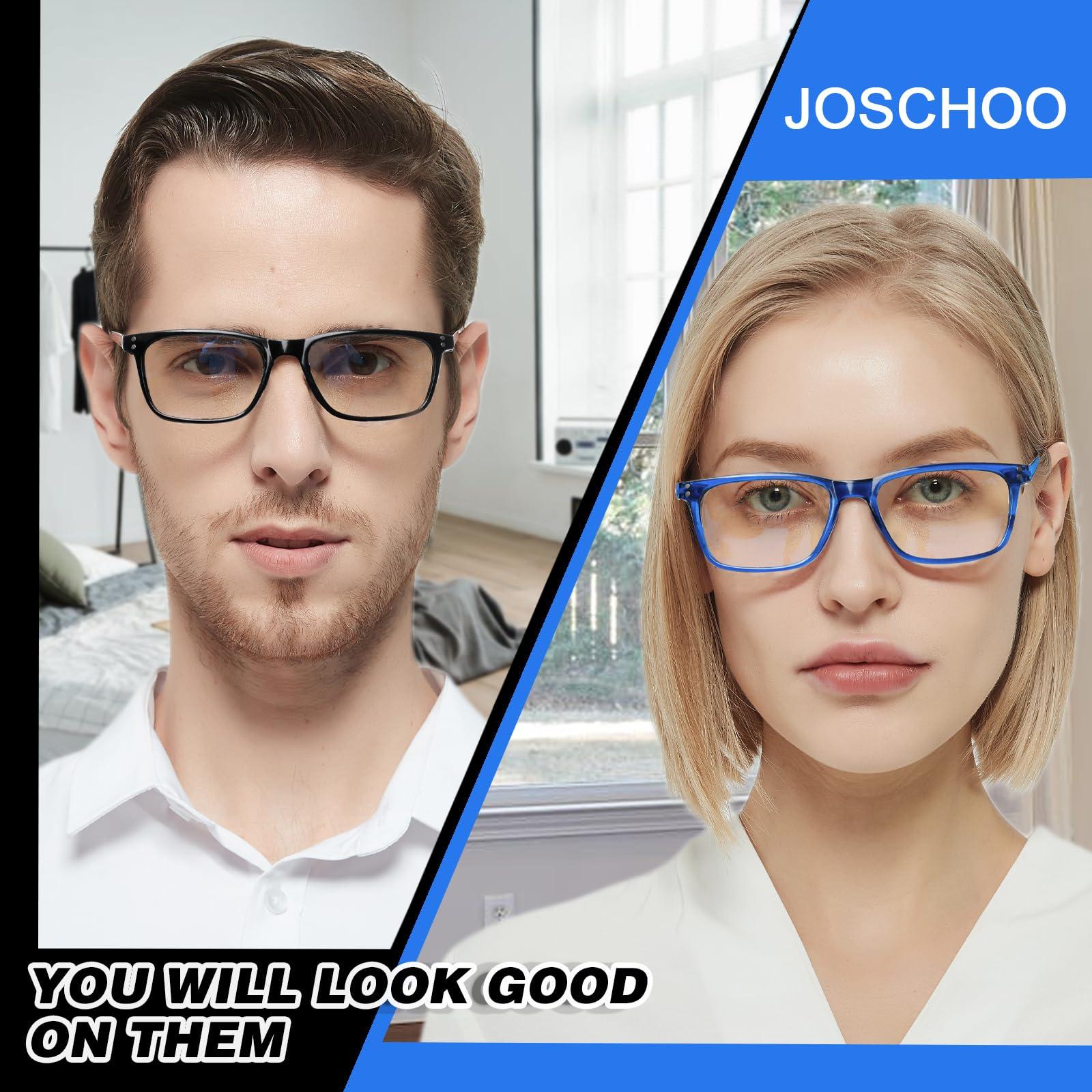 JOSCHOO JOSCHOO 5 Pack Reading Glasses Men Women Spring Hinges Comfortable Glasses for Reading (5Clours-2, 1.0), 5clours-2, M