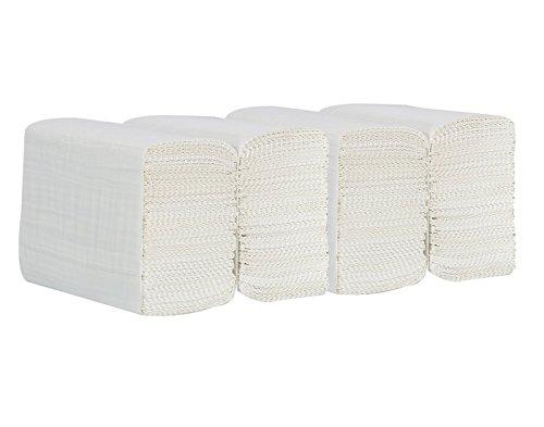 Somani Somani M fold Tissue paper | Paper towel | Absorbent | Single ply | Commercial white (150 Pack*4=600 Paper towels)