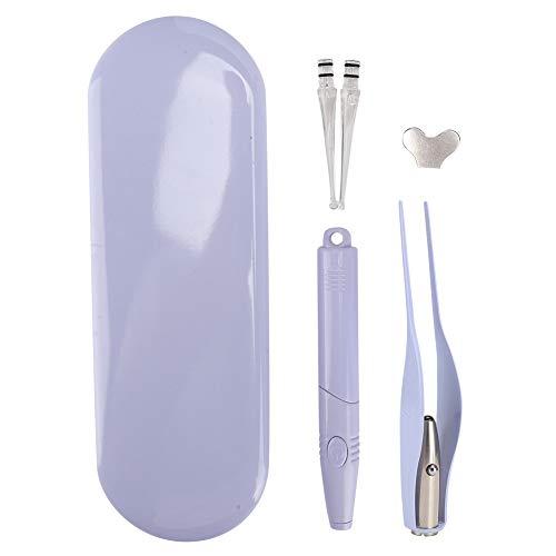 Shanrya Earpick, Ear Tweezers, Purple for Children Kids