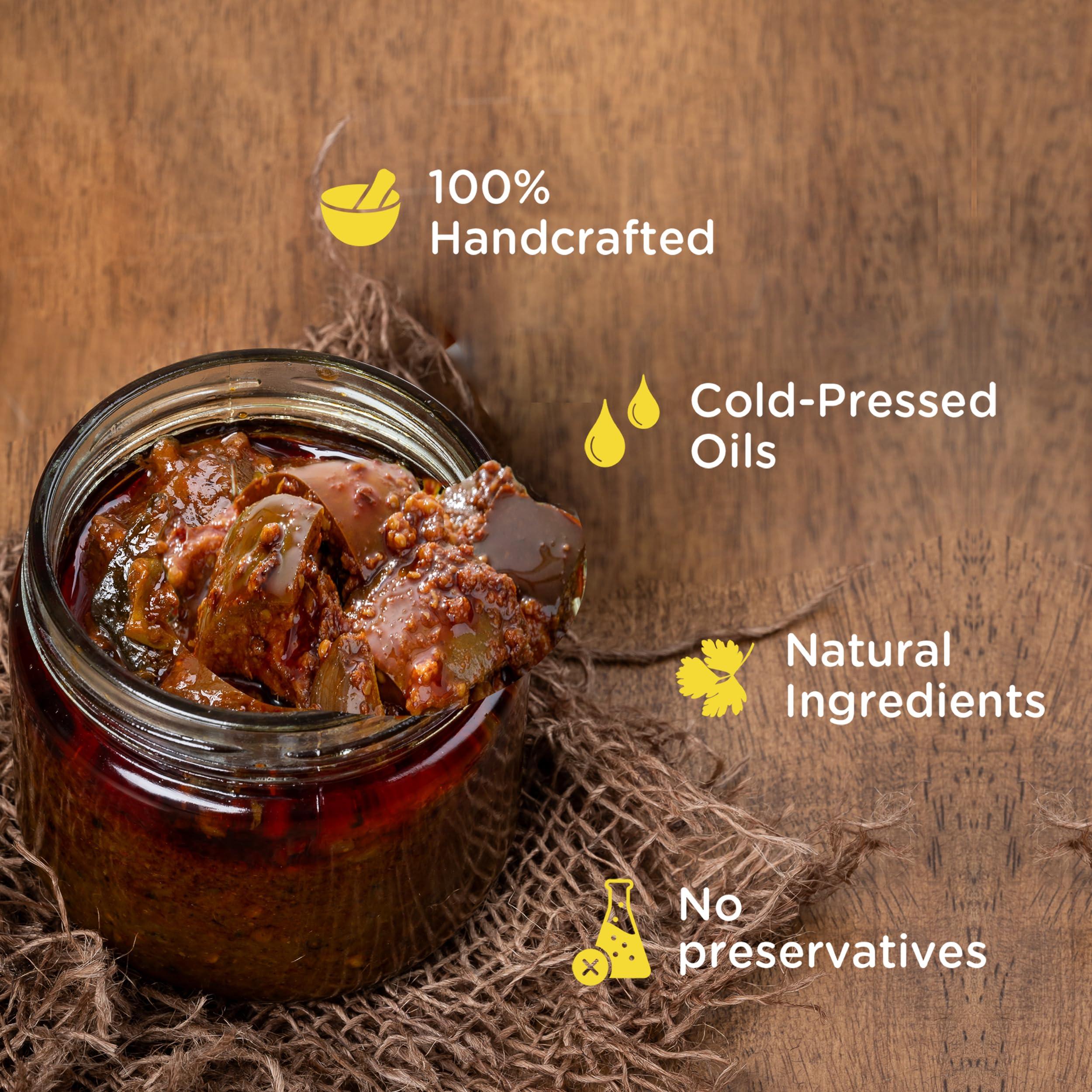 Ta ~Ta Signature Pickle Tasters Gift Pack - Assortment of 8 Flavorful Pickles | Made with Cold-Pressed Oils, Zero Preservatives, 100% Natural - 30g each