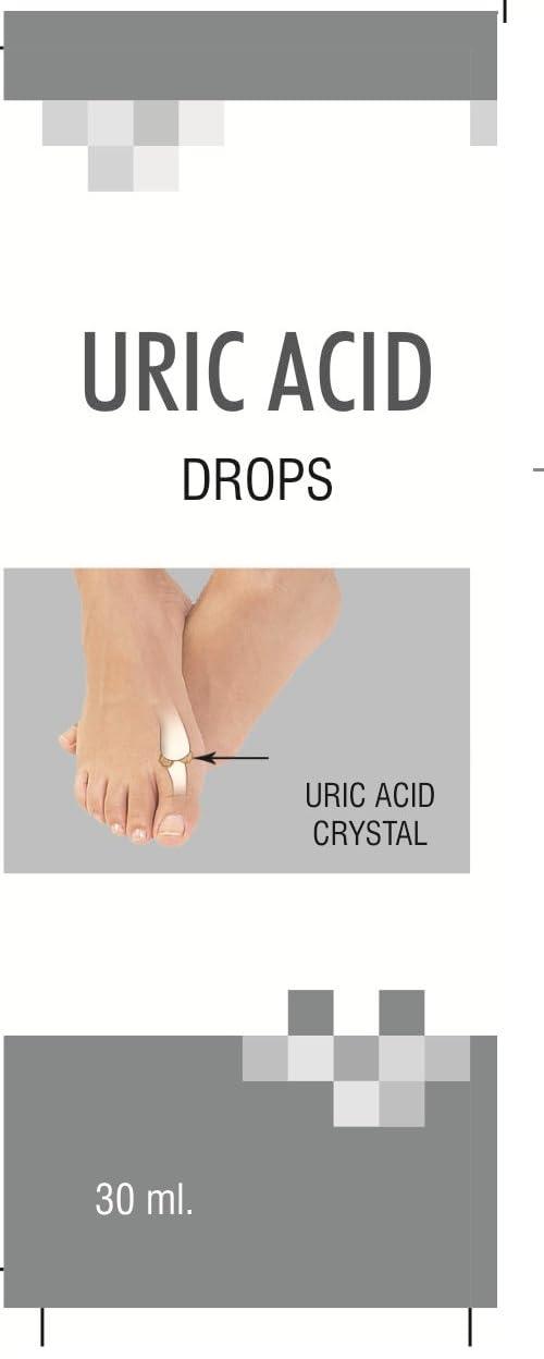 Dr. Rajeev\'s Dr. Rajeev\'s URIC ACID Homeopathic Medicine DROPS (pack of 3)