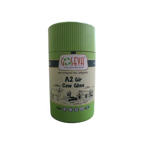 GOSEVA GOSEVA Pure Gir Cow A2 Ghee (1 Litre)|Made With Traditional Bilona Method|Indigenious Gir Cow Ghee|Gir Blood Line Cattle Since 1660 Ad|Naturally Crafted Hand Made Gir Cow Ghee