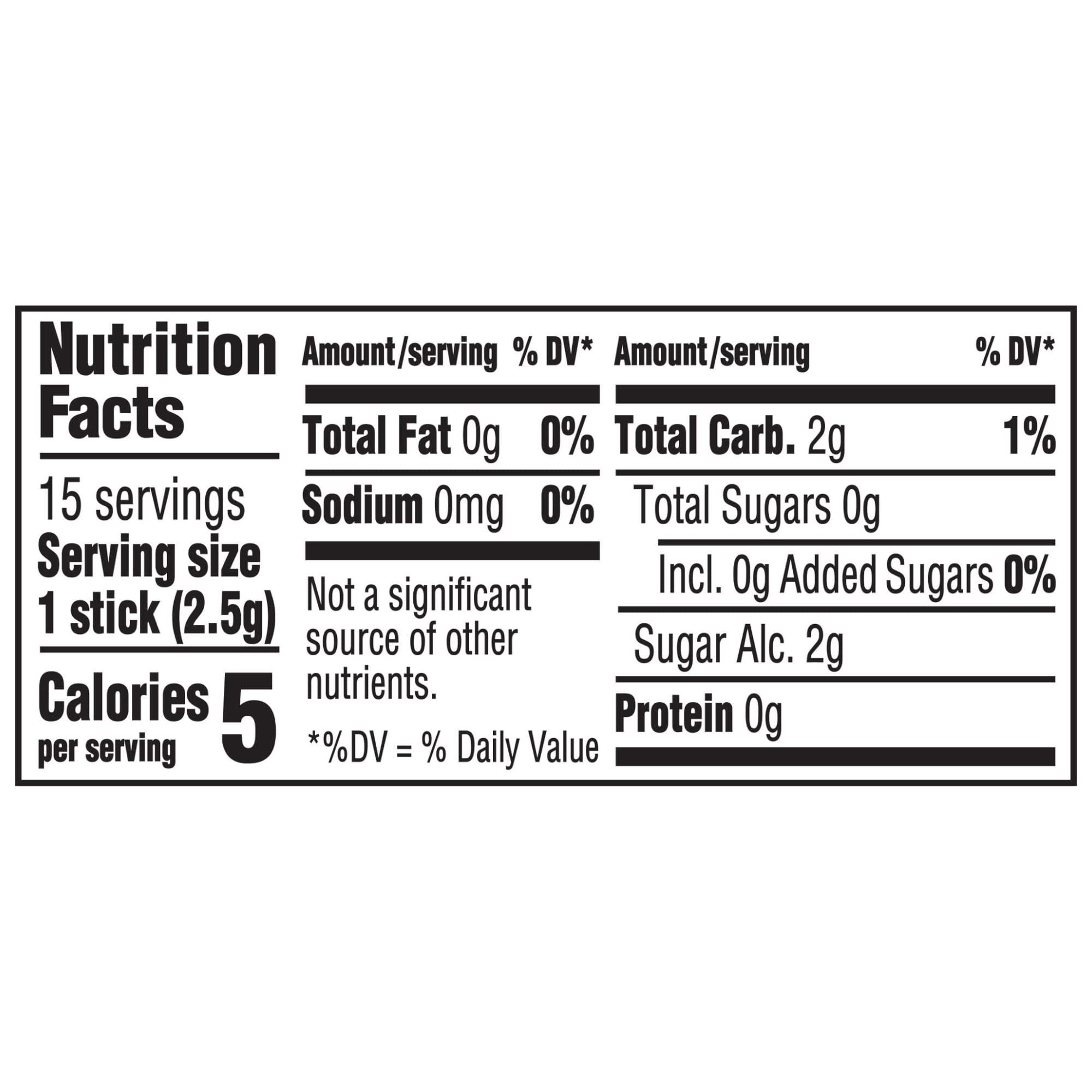 Wrigley's Wrigley's 5 Gum RPM Mint Sugar Free, 15 Sticks, 2.7 g