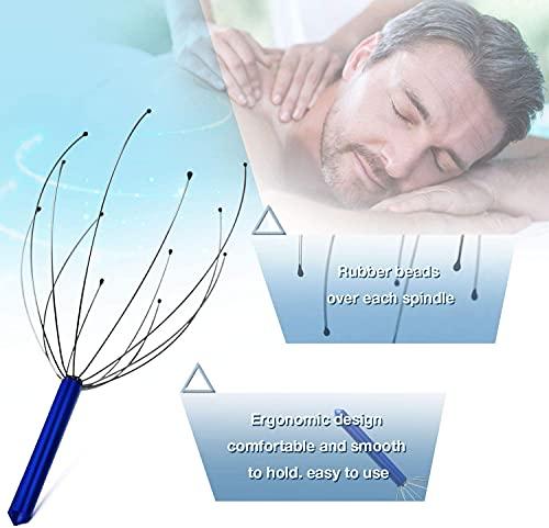 SEI REGINA Sei Regina Body Back Scalp Massager, Head Scratcher, Manual Head Massager for Stress Relief, Relaxing Scalp Scratcher, Tingler for Gentle Hair Stimulation