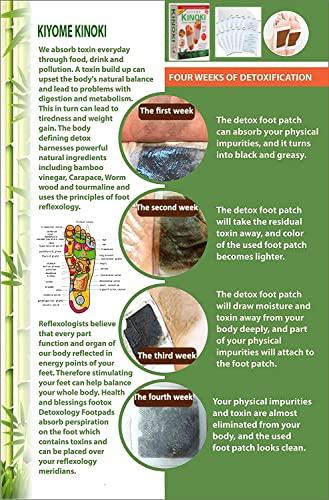 kiyome kinoki Kiyome Kinoki Cleansing Detox Foot Pads Toxins Stress Relief||Remove Toxins and Rest||Pain Free Foot Pads for Release Body||Activating cellsimproving Functions of vital organs 90 Relief Foot Pads And 90 Adhesive Sheets ||[9 BOX]