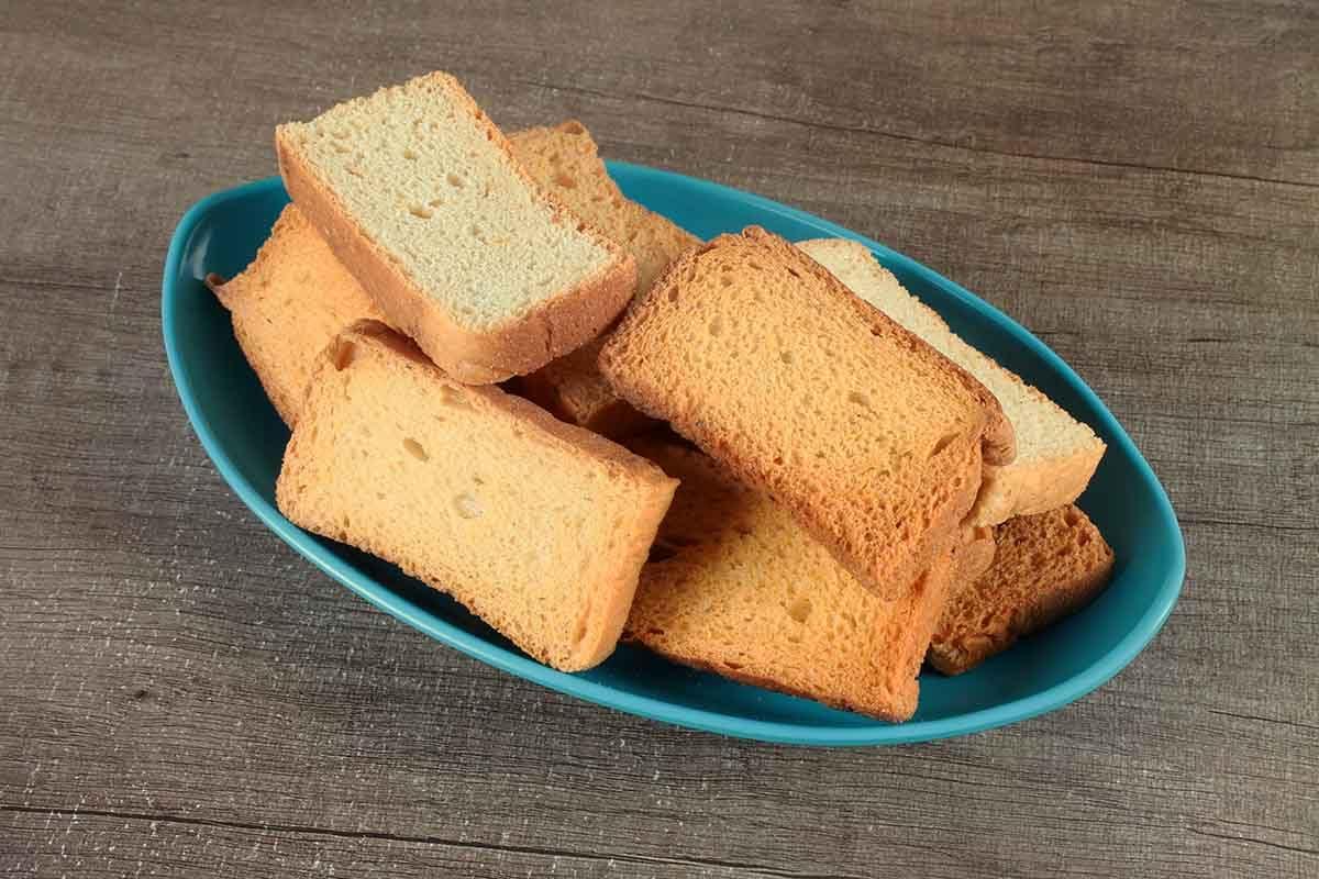 Agrawal Sweets Agrawal Sweets Suji Toast Classic Sooji Rusk Rusk with Suji, Elaichi & Saunf I High Fibre Toast I Handcrafted Bakery Items I Snacks in Fresh I Snacks Combo (Suji RUSK (Pack of 2, 400 GMS)