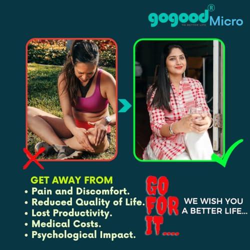 Gogood Gogood Knee Support Caps Pain Relief Men and Women/Ortho Knee Guard for Kabaddi Gym Workout Squats Running Jogging Cycling Sports M (1 Pair)
