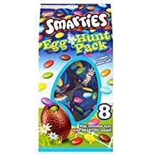 Nestle sold by The Yummy Palette Smarties Easter Egg Hunt Pack 140g (Easter Egg)