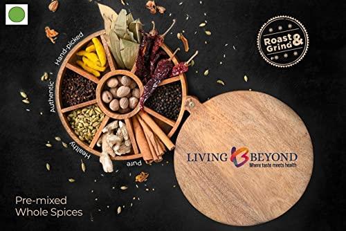 Living Beyond Living Beyond Pre-mixed Whole Spices Sambar Masala & Rajma Masala - (Combo, 100 grams Each)