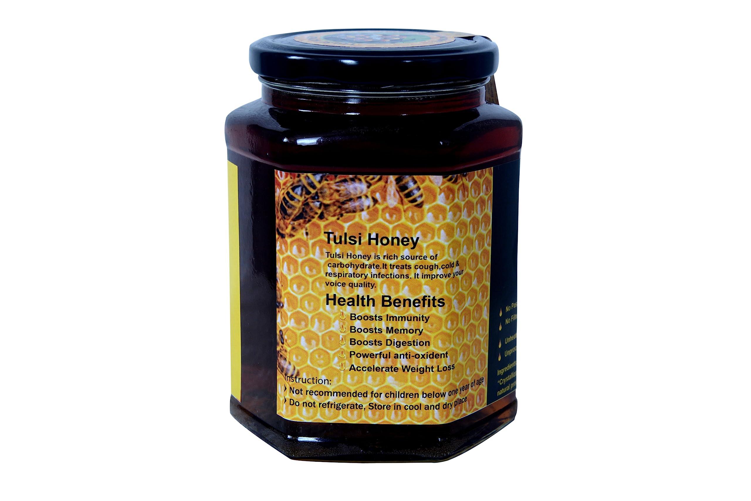 BEEGLIMS BEEGLIMS Unprocessed, Unheated Pure Honey (500 gm, Yellow)