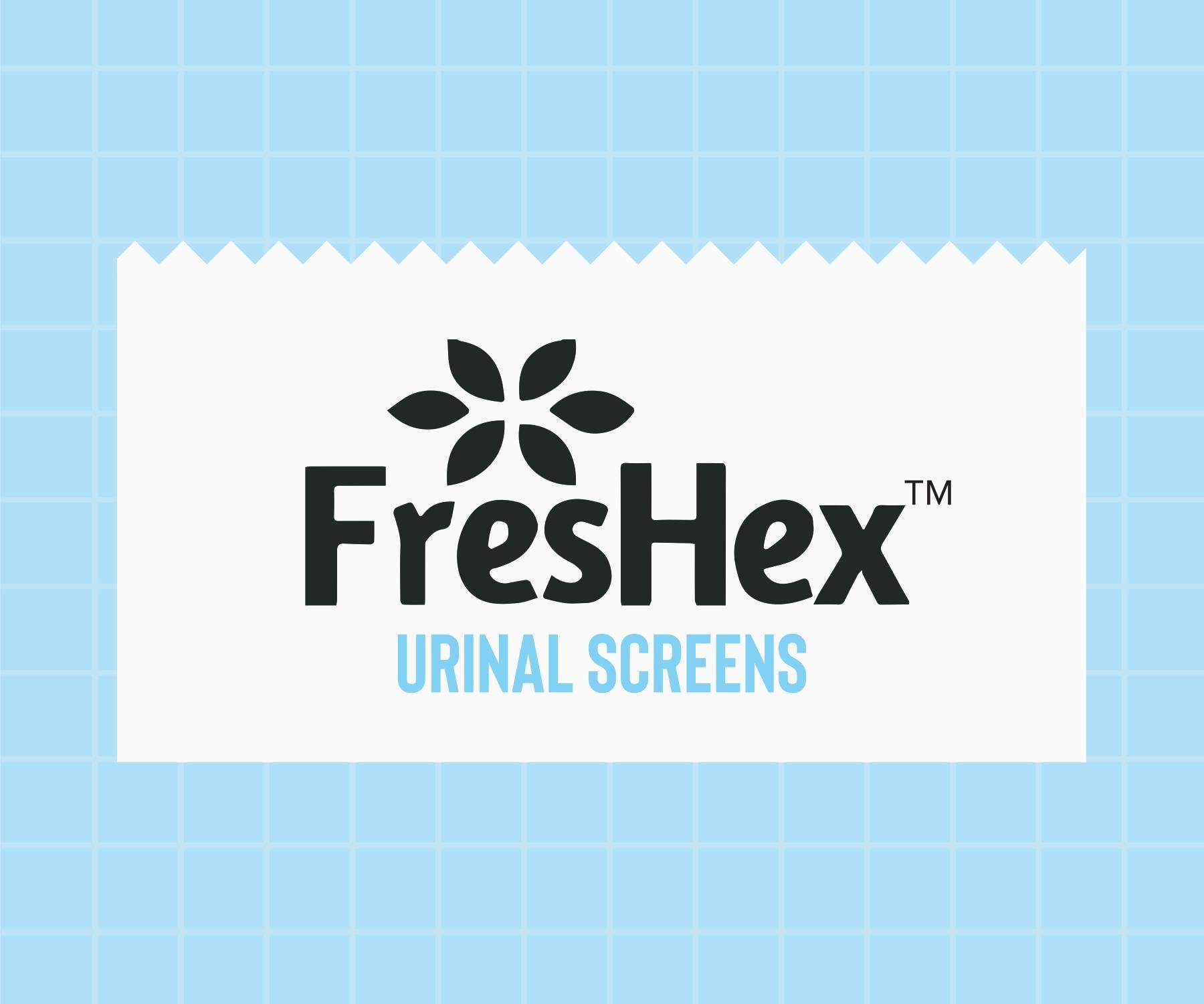 FresHex FresHex Fragrant Urinal Screen Hexapack with 3 Pieces of Arabic Oudh and 3 pieces of Ocean Breeze