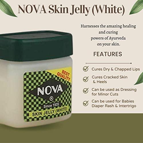 NOVA CREAM Nova Cream Combo Pack of Ayurvedic Cream + Ayurvedic Rash & Itch Cure + Lip Cure + Petroleum Jelly + Prickly Heat Talc | Pack of 5