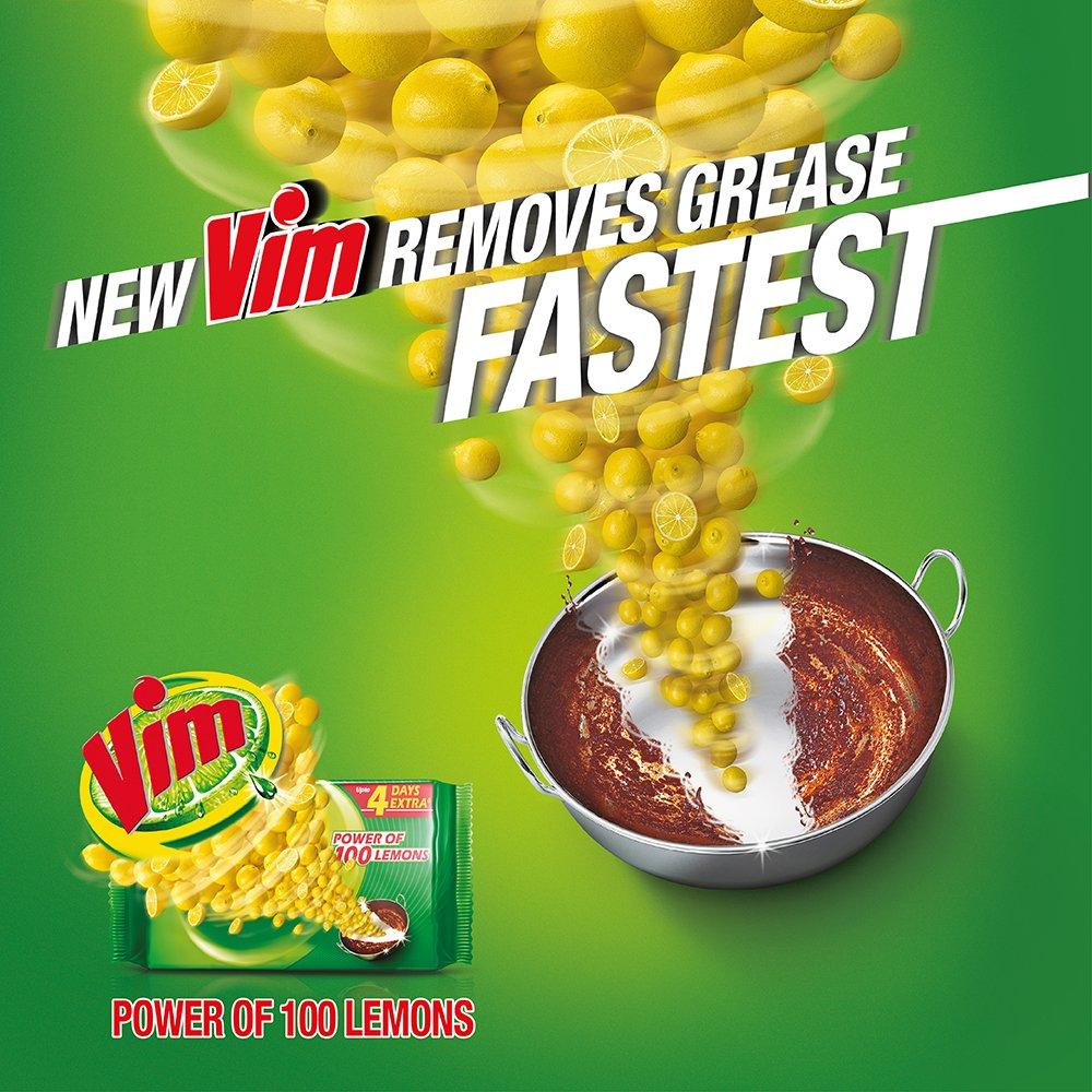 VIM Vim Dishwash Bar - 200 g (Pack of 3)