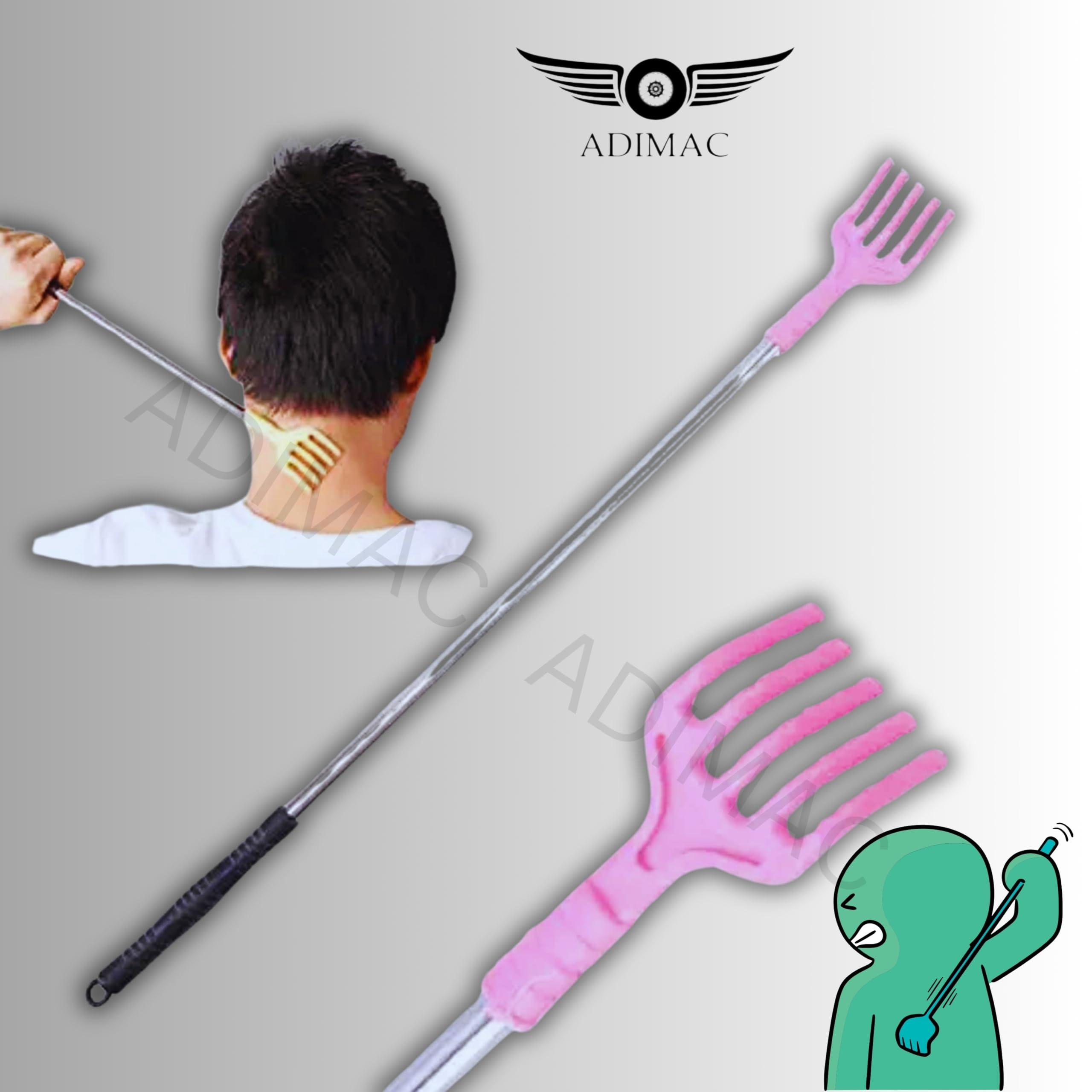 ADIMAC ADIMAC 2-Pack Itching Stick Back Scratcher & Massager - Plastic Handle, Multicolor Itching Relief Stick