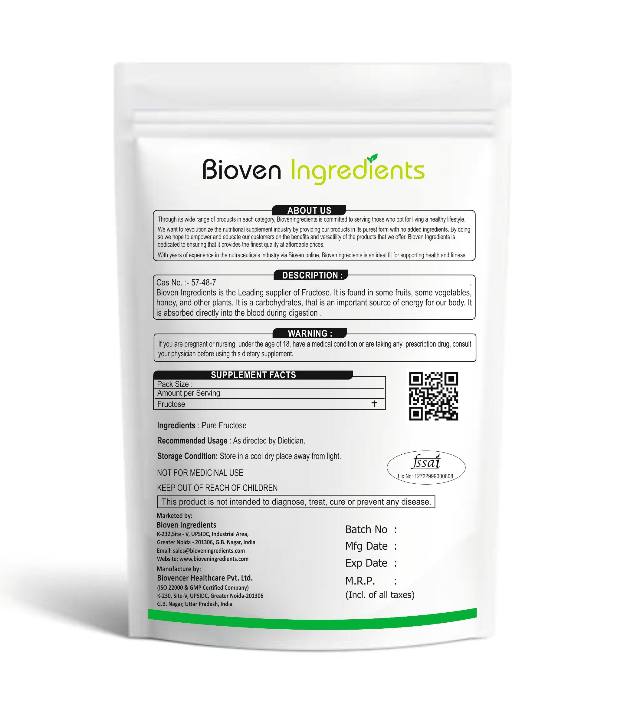Bioven Bioven Ingredients Pure Fructose Powder (gram, 1000)