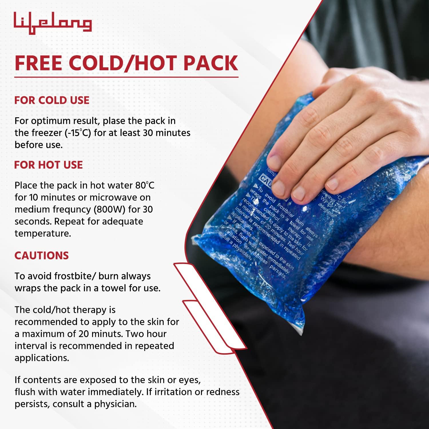 Lifelong Lifelong Orthopedic Contoured Sacral Belt|Lumbo Sacral|Lower Back Pain Relief|Waist Support Belt for Men & Women - XXL Size (LLOBS45, 1 Year Warranty, Blue)