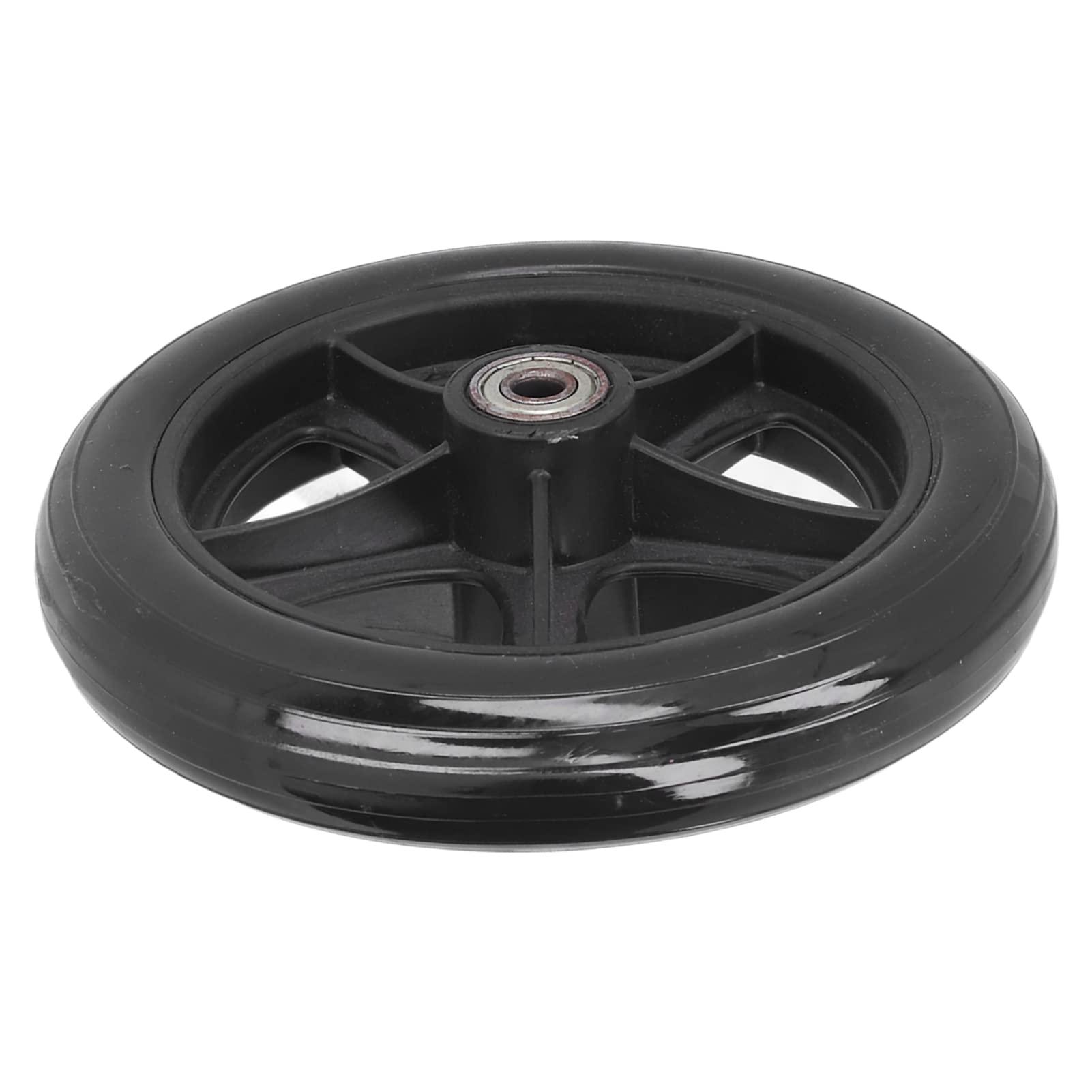 Shanrya Wheelchair Wheels Replacement, Professional Design Long Service Life Front Wheelchair Wheel for Wheelchair