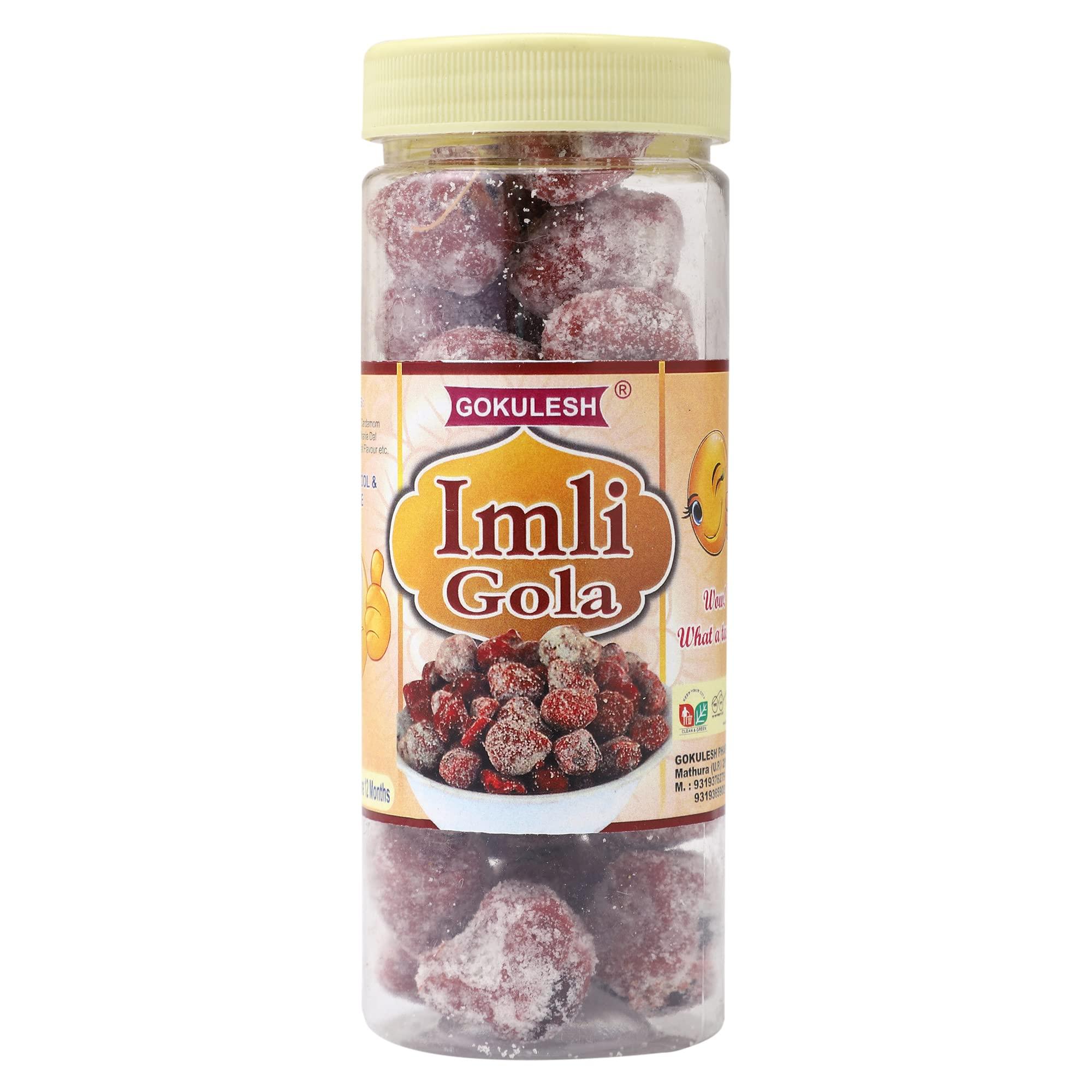 GOKULESH GOKULESH Imli Gola | Tasty & Yummy Imli Candy | Digestive Candy | Available in different Packs (Pack of 3) 150gm each