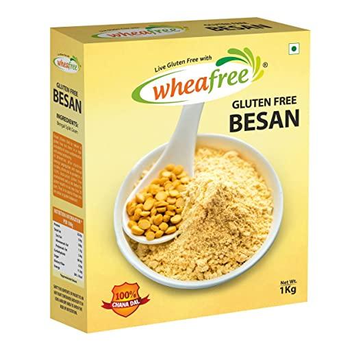 wheafree Wheafree Gluten Free Combo Pack Missi Roti Flour 1 kg + Multigrain Flour 1 kg + Besan 1 kg | High in Protein, Vitamins, Minerals and Micronutrients | 100% Natural and Gluten Free Ingredients