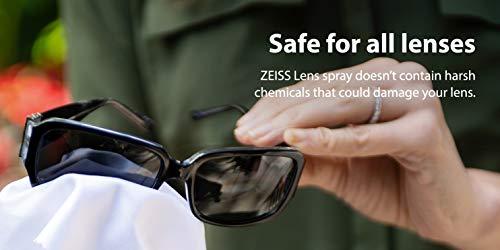 Zeiss ZEISS Lens Cleaning Solution Kit 60ml with Microfiber Cloth- Pack of 1 | Perfect Lens Cleaner for Spectacles, Eyeglasses, Sunglasses , Camera Lenses and Binoculars