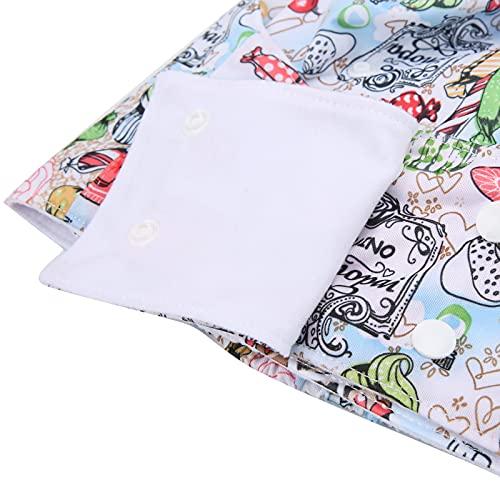 JUYT Adult Cloth Diapers, Adult Pocket Diaper LeakFree Waterproof Washable Soft Breathable for Bedridden Patients for Elderly People(A52)