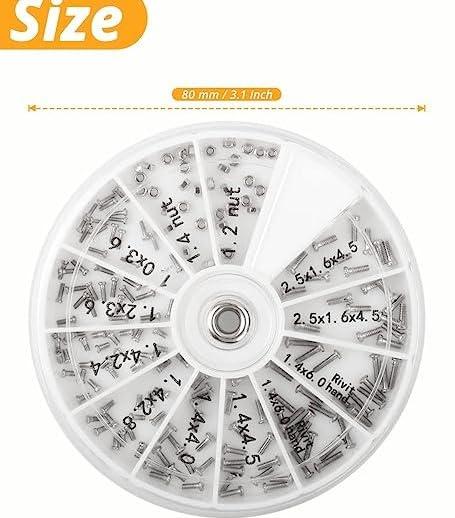 ASF UNIVERSAL ASF UUNIVERSAL- Screw Nut Optical Repair Tool Assorted Kit Set For Eyeglass Sun Glasses Kit