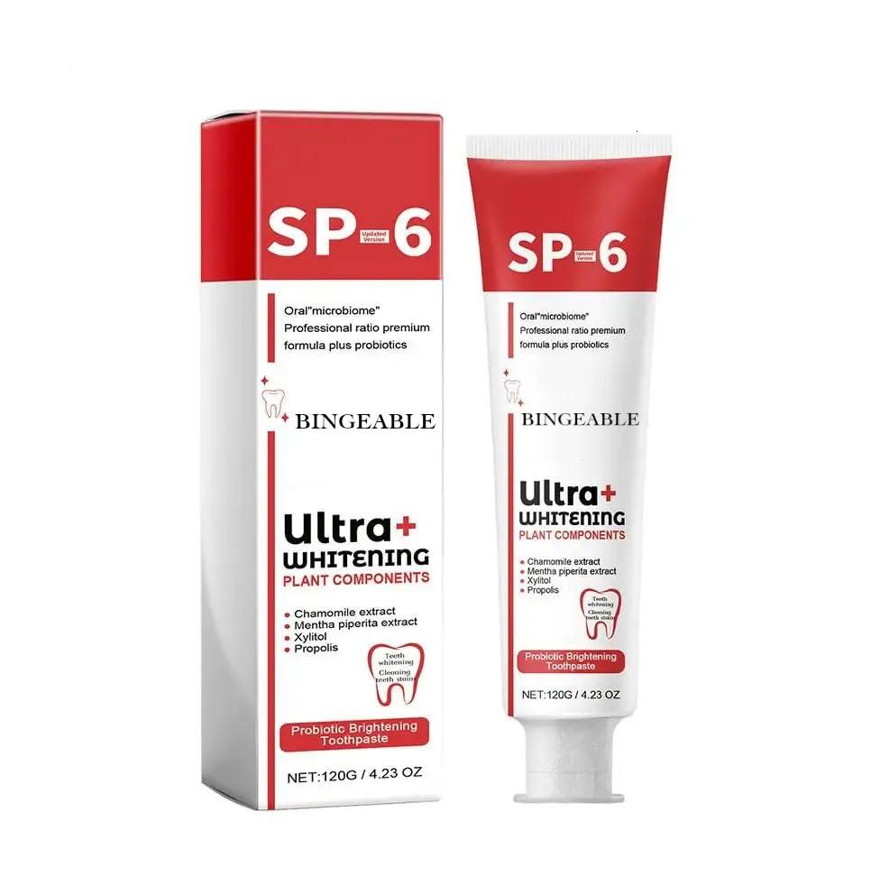 AB Companmy Sp-6 NEW Edition Ultra Whitening Toothpaste: Natural & Effective Teeth Whitening Solution 30Gram