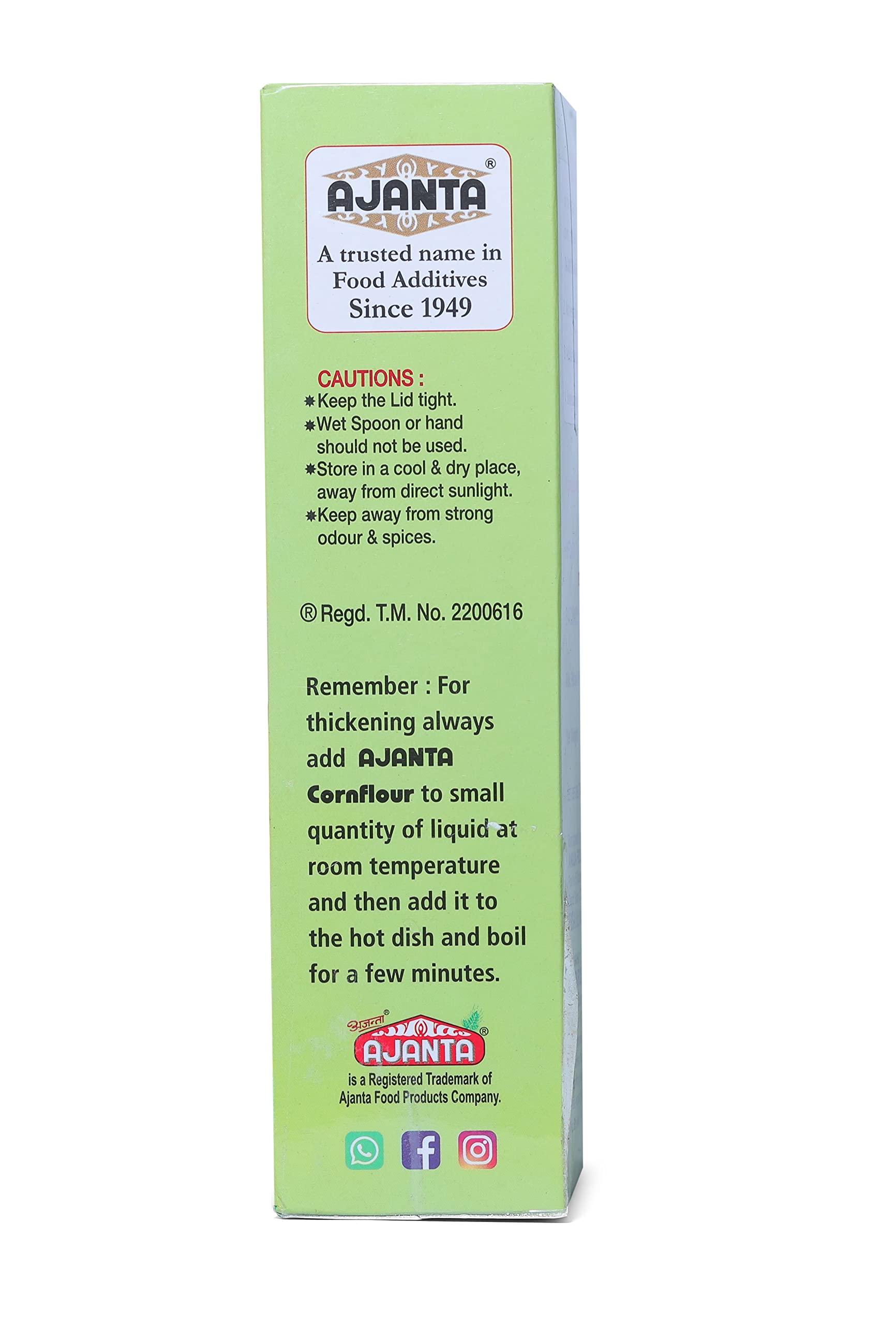 ANUJA FOODS INTERNATIONAL AJANTA Corn Flour, Carton (Makka Atta), 500g