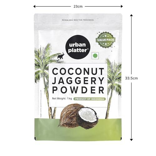 urban platter Urban Platter Coconut Jaggery Sugar Powder, 1Kg [Low GI | Rich in Minerals | Natural Sweetener]